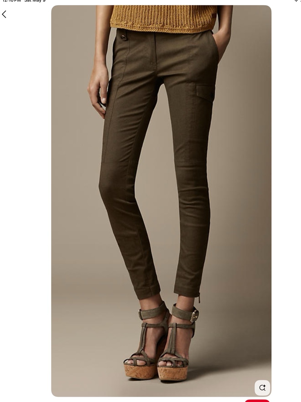 Burberry Cargo Pants for Women Navy Blue
